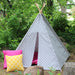 Kids Teepee Tent, Gray Polka Dot, Five Sizes, Gift for Kids, as seen on House Hunters International
