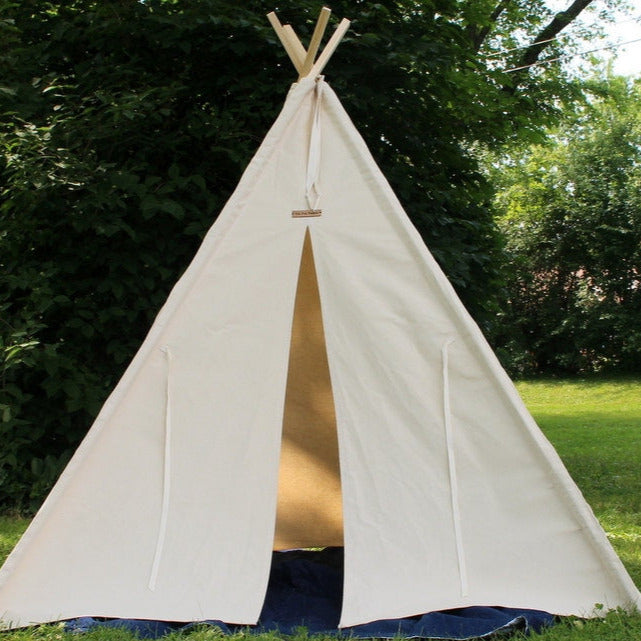 Kids Heavy Canvas Teepee Tent, Toddler Gift, Gift for Child