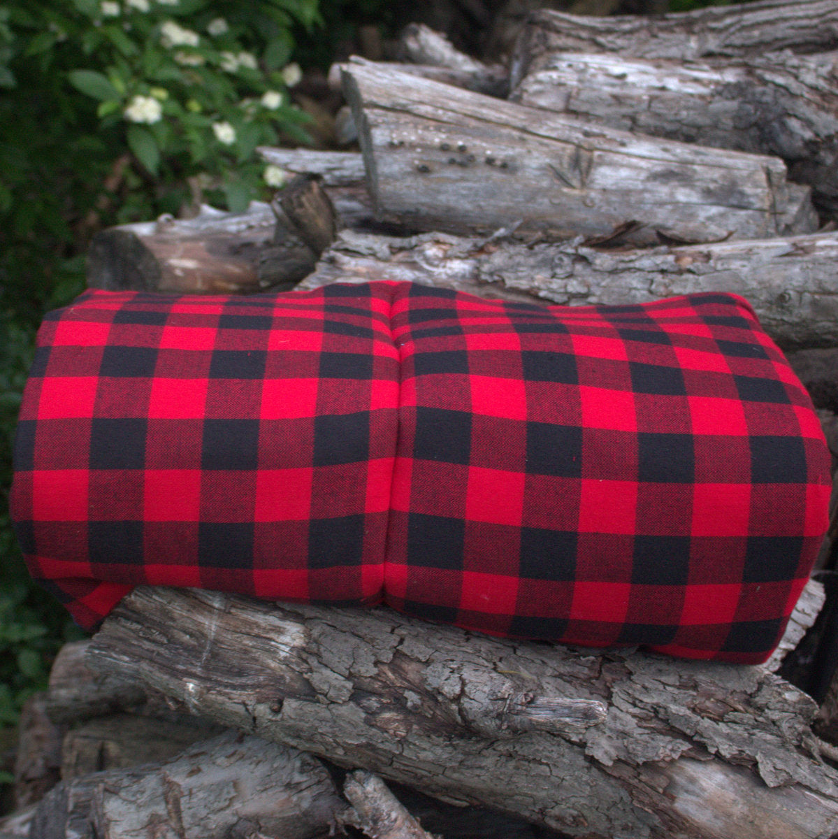 Buffalo Check and Denim Teepee Mat