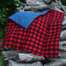 Buffalo Check Teepee Mat Baby Mat with Red and Black Checks