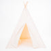 kids teepee play tent natural organic canvas