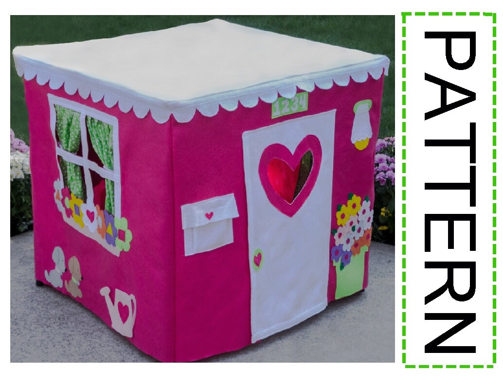 Card Table Playhouse Pattern Deluxe Sewing Pattern, Tablecloth Playhouse Pattern, 40 Pages! Instant Download, As Seen on The Today Show