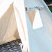 Canvas Play Teepee Tent for Kids, Four Sizes Available, Can Include Window