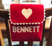 Chair Backer Mailbox, Valentine Mailbox, 15 Colors