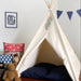 Kids Teepee, Play Tent with Overlapping Doors, Secret Hiding Place, Five Sizes Available, with Window