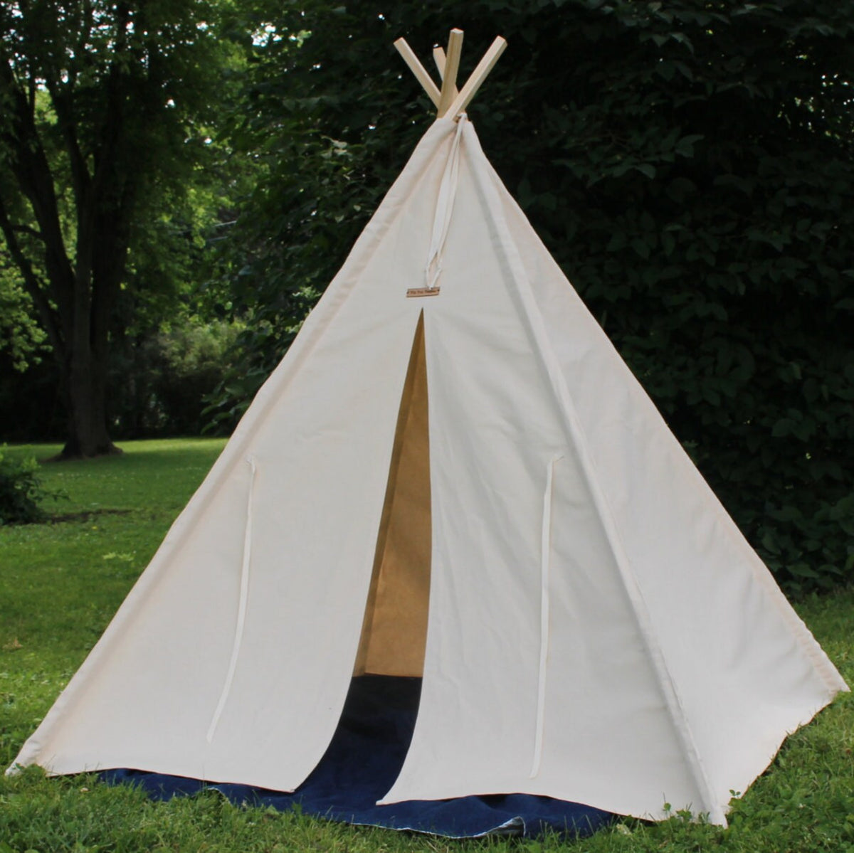 Organic Canvas Kids Teepee Tent, Five Sizes Available
