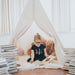 kids play tent teepee organic canvas teepee ships fully assembled teepee
