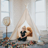 Kids Teepee Play Tent, 5 Sizes with Window, Ships FULLY ASSEMBLED