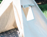 Teepee Large Canvas Kids Play Tent, Five Sizes, Can Include Window, Tee Pee, Kids Teepee, Playhouse, Fully Assembled