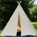 Large Tall, XL or XXL Natural Canvas Kids Teepee, Three Sizes, 7 or 8 foot poles, Large Play Tents