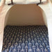 Kids Canvas Teepee Play Tent with Roll Up Door and Window, Two Great Sizes, With Blue Arrows or Natural Mat