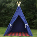 Kids Teepee 13 COLORS, Canvas Tent, Available in Five Sizes, Includes Window, Ships Fully Assembled