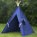 Kids Teepee 13 COLORS, Canvas Tent, Available in Five Sizes, Includes Window, Ships Fully Assembled
