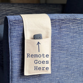 Remote Control Caddy for Armrest, personalized for dad or mom, cell phone Holder, couch caddy, living room organizer