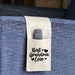 Remote Control Caddy for Armrest, Best Grandma Ever, 2 pockets, cell phone Holder, couch caddy, living room organizer