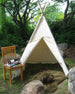 Kids Teepee Play Tent, Five Sizes Available, Can Include Window, Canvas Teepee, Natural Color