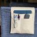 3 Pocket Chair Caddy for Armrest, 7 Colors Available, hold your glasses, cell phone, couch caddy, living room organizer