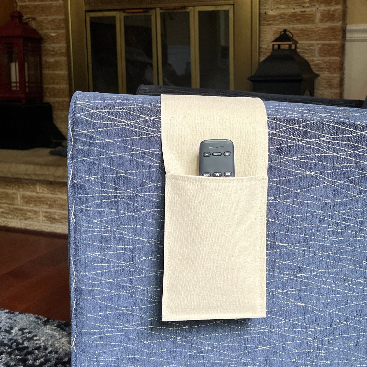 Extra Long Remote Control Caddy for Armrest, 7 Colors Available, cell phone Holder, couch caddy, living room organizer