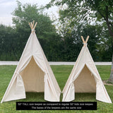 Dark Green Teepee Tent, Dinosaur Teepee