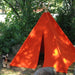 Orange Canvas Kids Teepee Play Tent, Four Sizes, Can Include Window, Halloween Teepee, Photo Prop Teepee, Poles Included