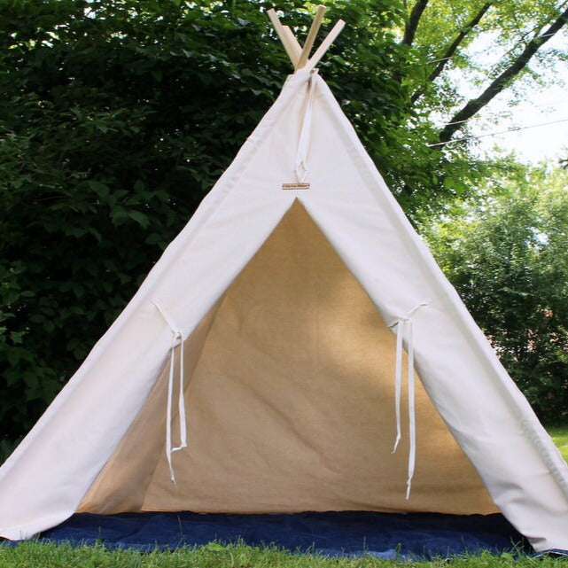 Kids Heavy Canvas Teepee Tent, Toddler Gift, Gift for Child