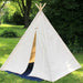 Kids Heavy Canvas Teepee Tent, Toddler Gift, Gift for Child