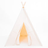 Organic Canvas Kids Teepee Tent, Five Sizes Available
