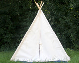 Teepee Large Canvas Kids Play Tent, Five Sizes, Can Include Window, Tee Pee, Kids Teepee, Playhouse, Fully Assembled