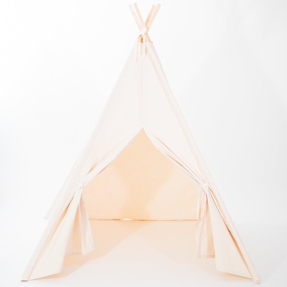 large canvas teepee play tent for kids