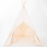 large canvas teepee play tent for kids