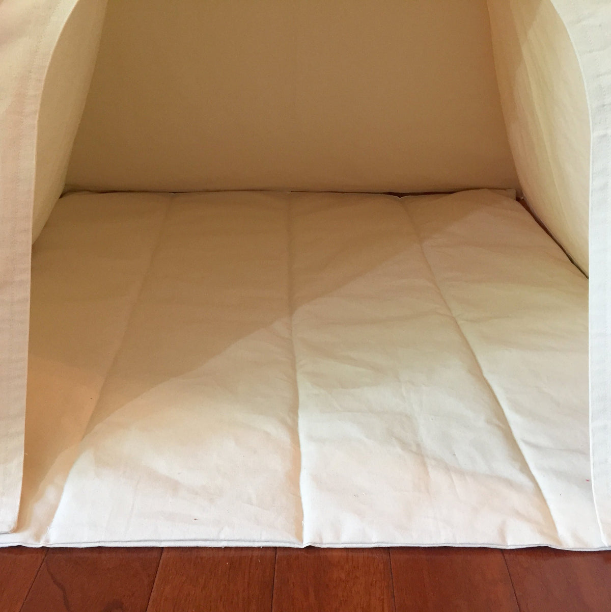 natural canvas teepee mat
