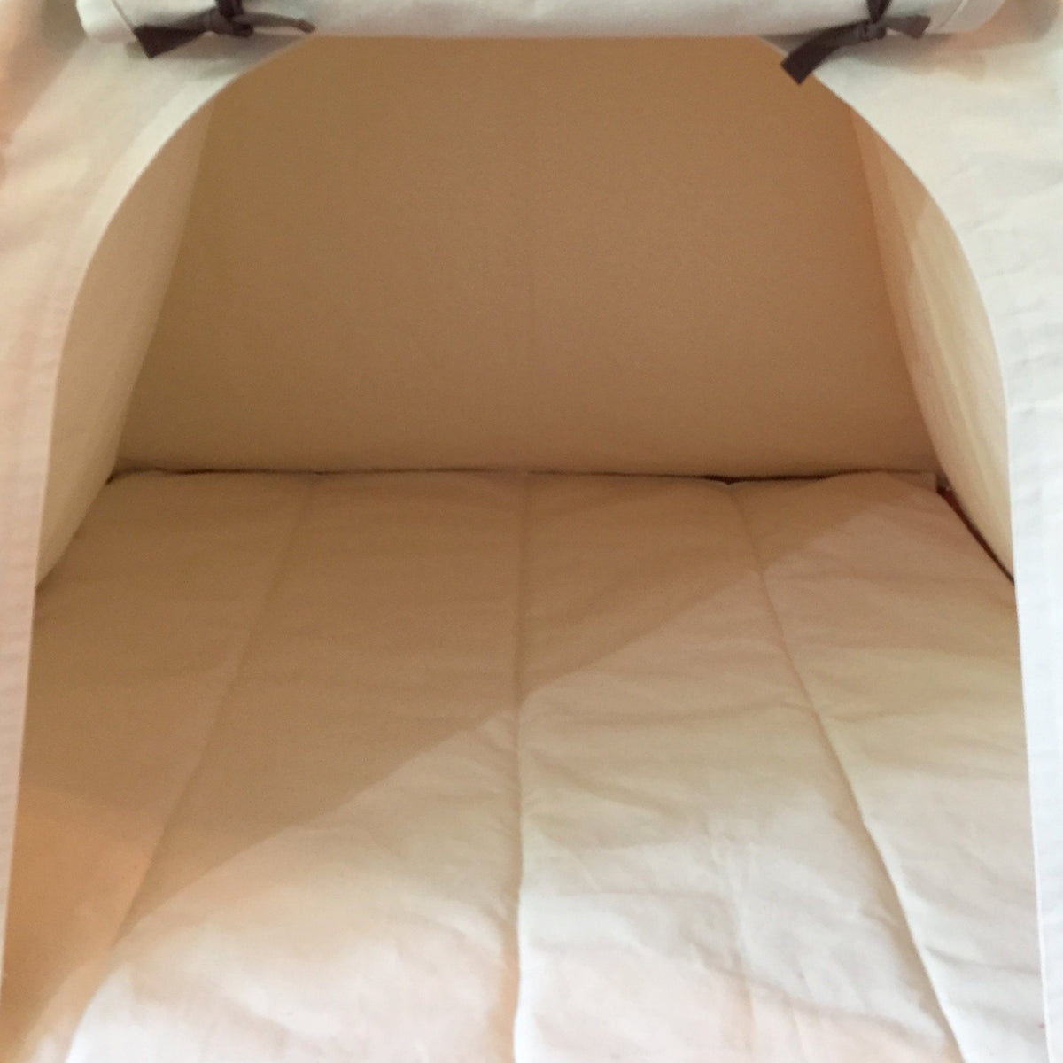 quilted canvas teepee mat for a kids play tent