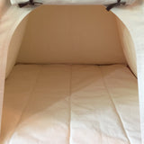 quilted canvas teepee mat for a kids play tent