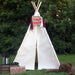 Kids Canvas Teepee, Can Include Window, Four Sizes