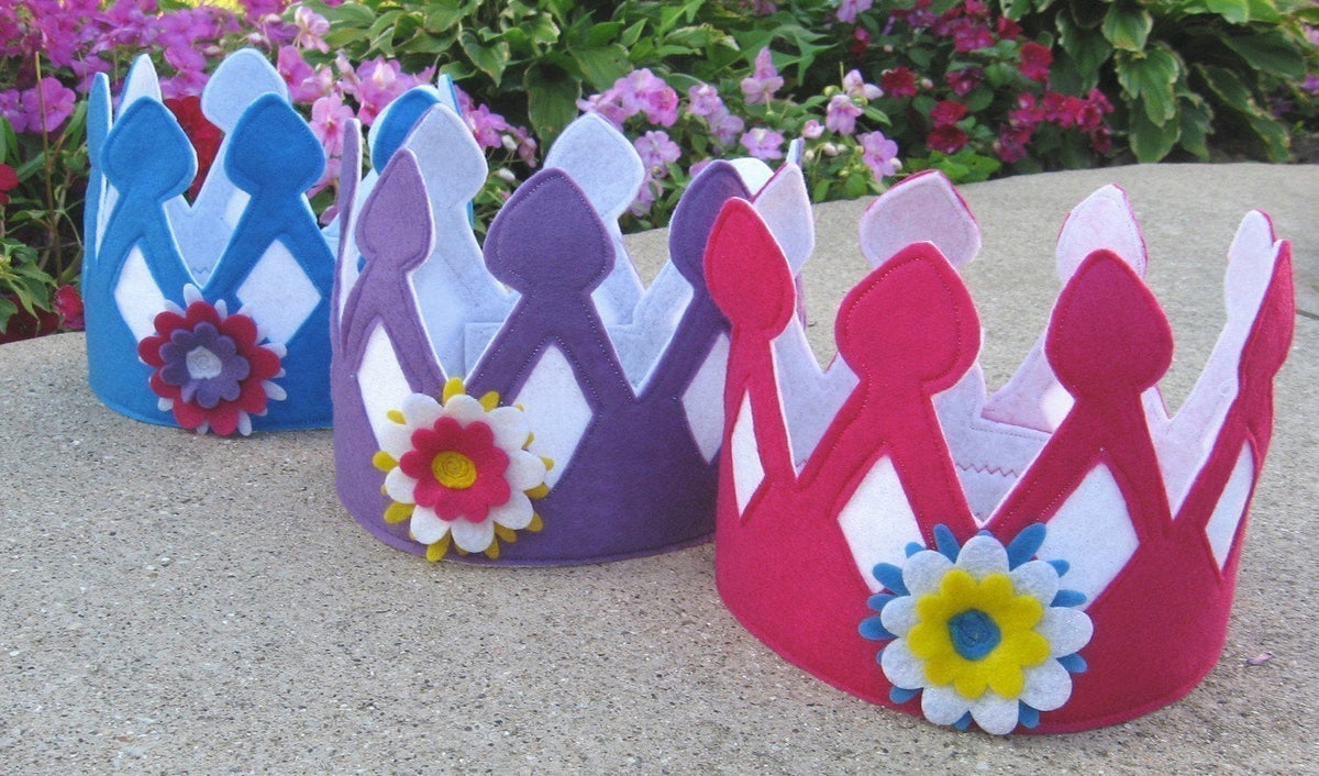 Felt Crown Pattern, Instant Download