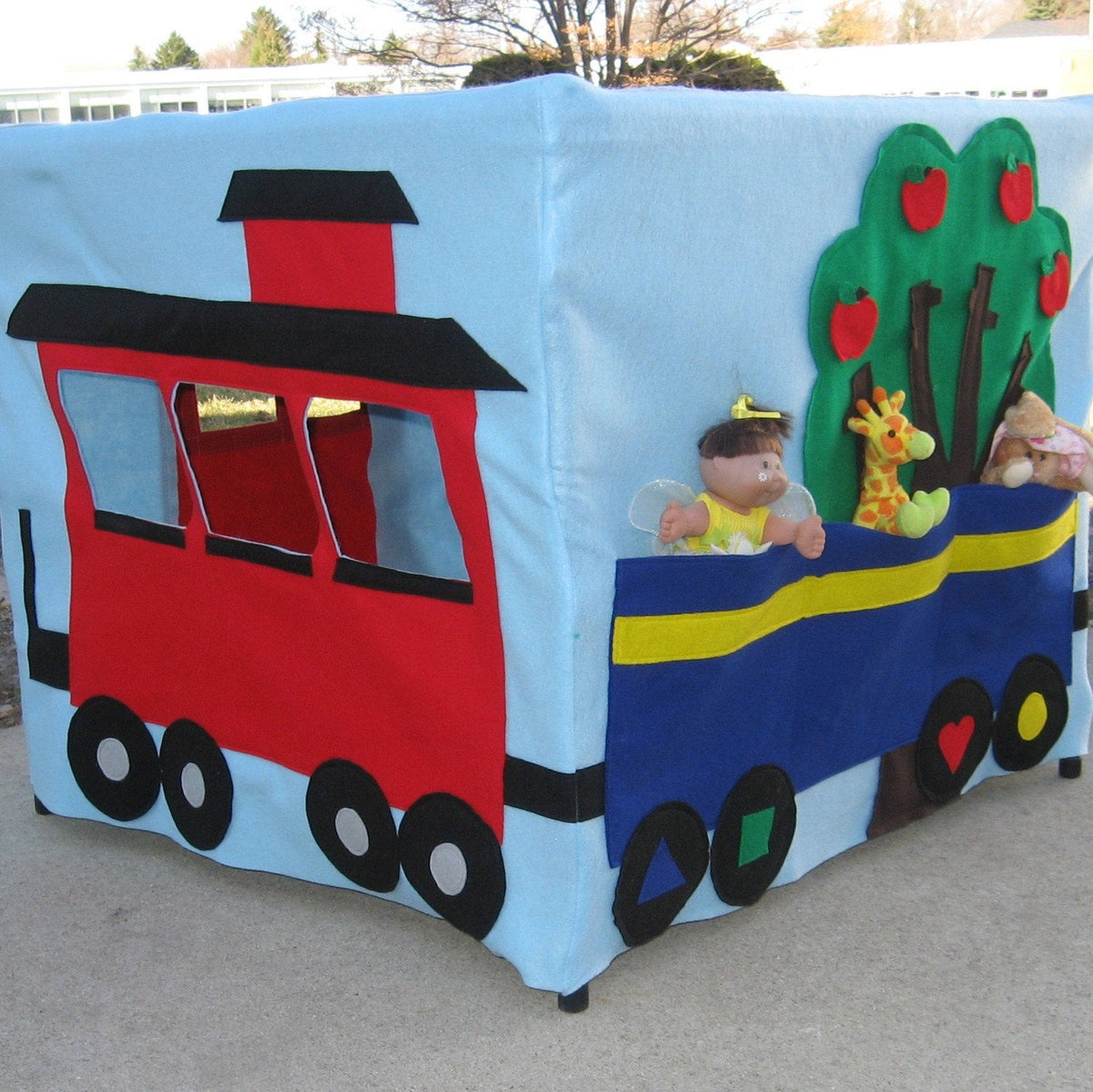 Train Station Add On Applique Patterns, eBook Instant Download,