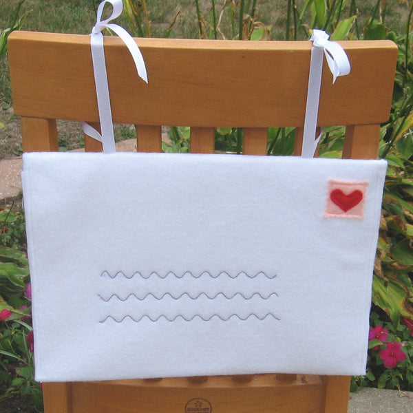 Chair Back Envelope, Valentine Mailbox