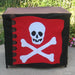 Pirate tablecloth playhouse