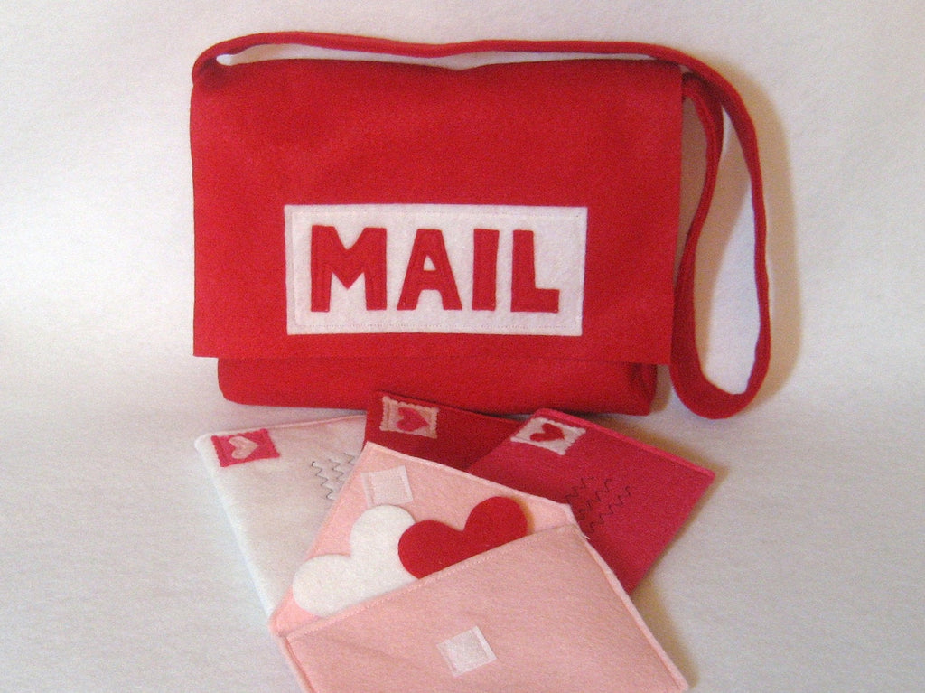 Red Mail Set with Working Envelopes
