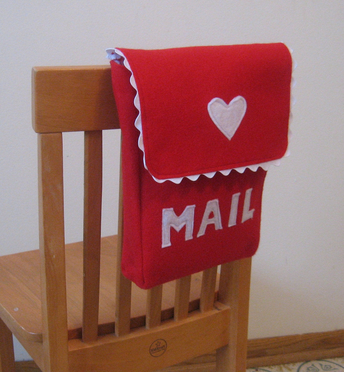 Valentine Mailbox Chair Backer Pattern, Personalizable, INSTANT Download, Digital File ebook, Sew it Yourself, Includes Full Alphabet Set