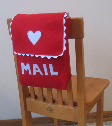 Valentine Mailbox Chair Backer Pattern, Personalizable, INSTANT Download, Digital File ebook, Sew it Yourself, Includes Full Alphabet Set