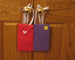 Working Envelope for your Doorknob,  Opens and Closes for Messages and Treats, Choose Your Color