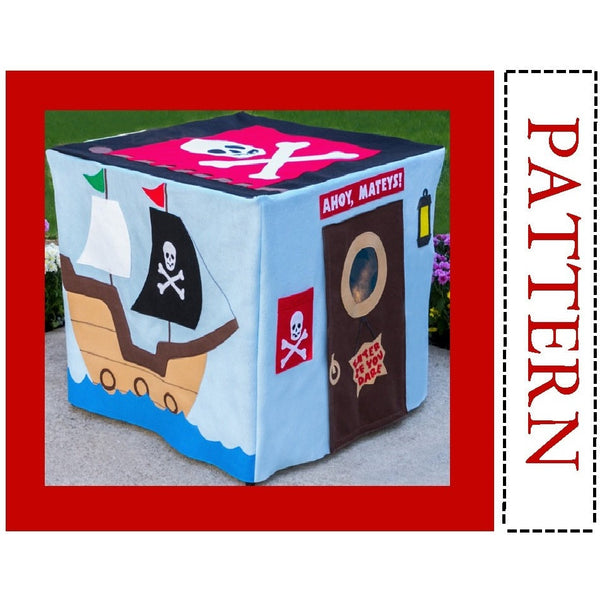 Pattern - Pirate Adventure Card Table Playhouse