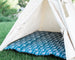 Quilted Teepee Mat with Arrows, Choose From 6 Colors, Two Sizes