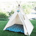 Organic Canvas Kids Tent, Tribal Boho Teepee Childrens Tepee Playhouse, Four Sizes