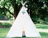kids natural canvas tee pee